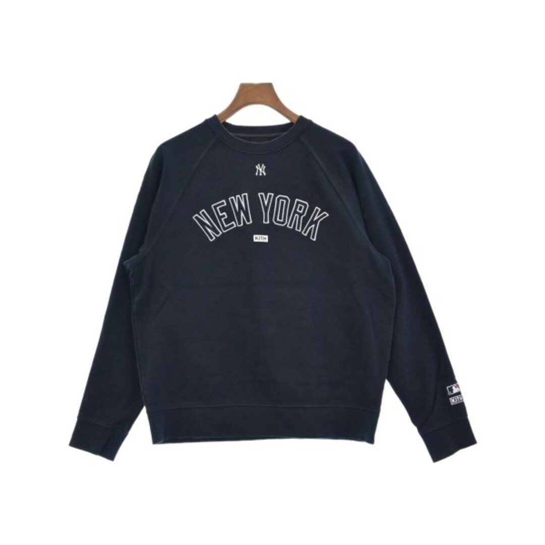 L kith crew neck スウェット ネイビー - スウェット