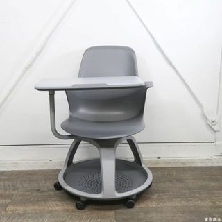 スチールケース(Steelcase)のSteelcase　Node　ノード　ミーティングチェア　サイドテーブル　グレー(オフィスチェア)