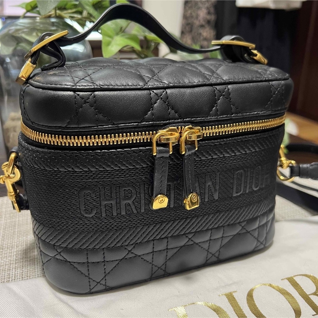 Christian Dior ディオール バニティ ブラック 美品 布袋付き