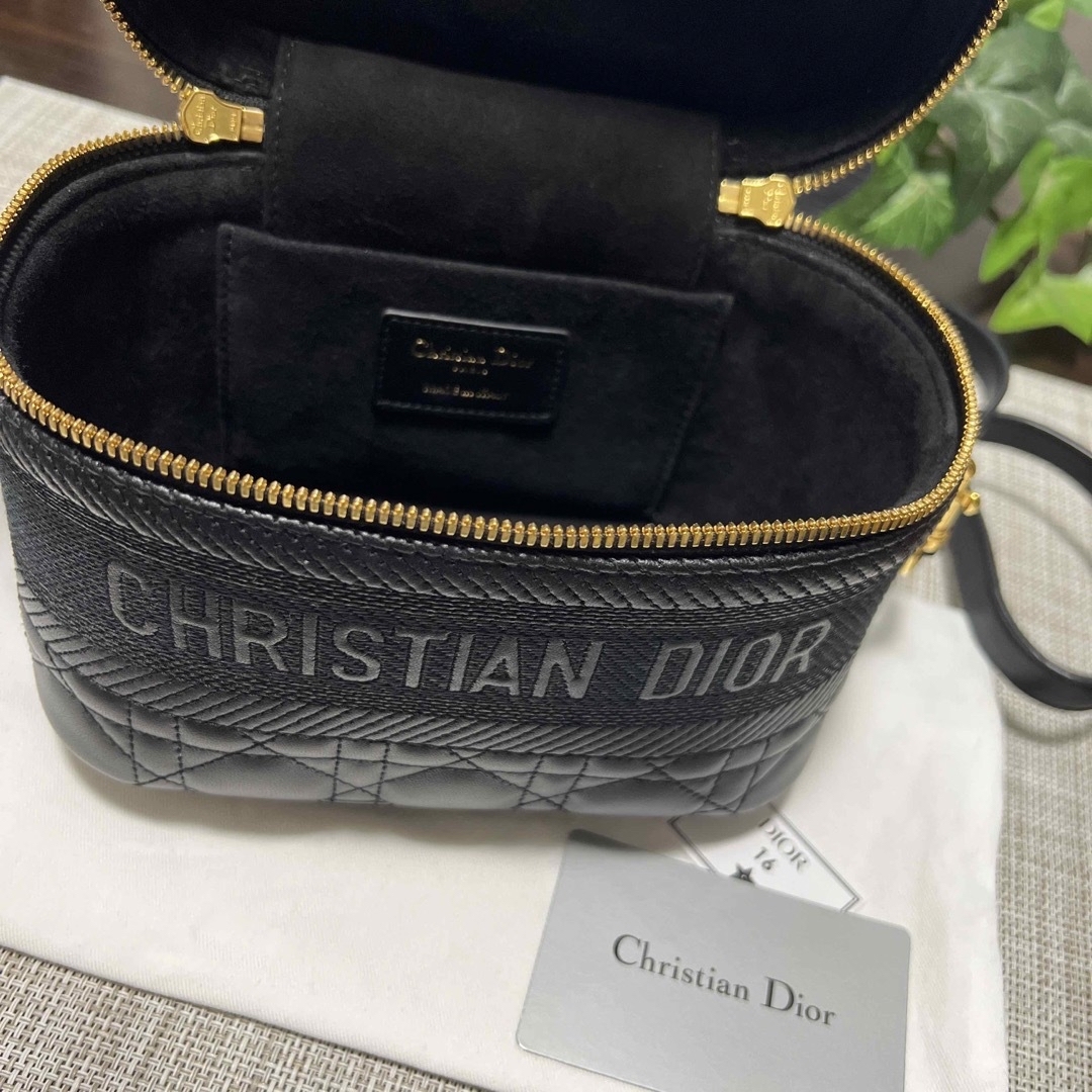 Christian Dior ディオール バニティ ブラック 美品 布袋付き