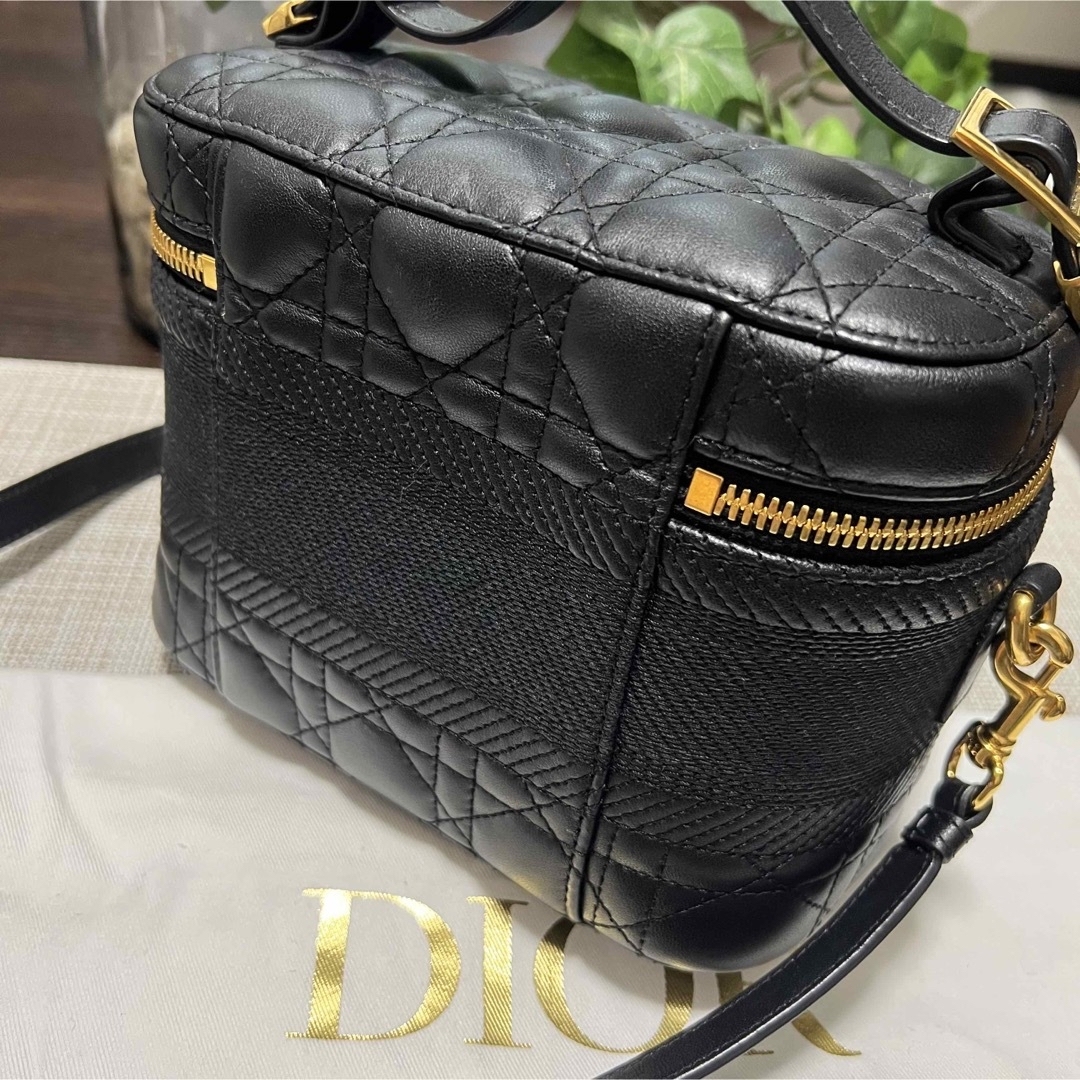 Christian Dior ディオール バニティ ブラック 美品 布袋付き