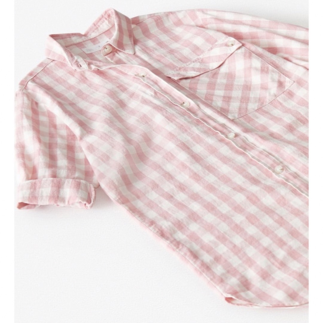 新品☆ZARA kids ザラキッズ シャツワンピース Barbie バービー