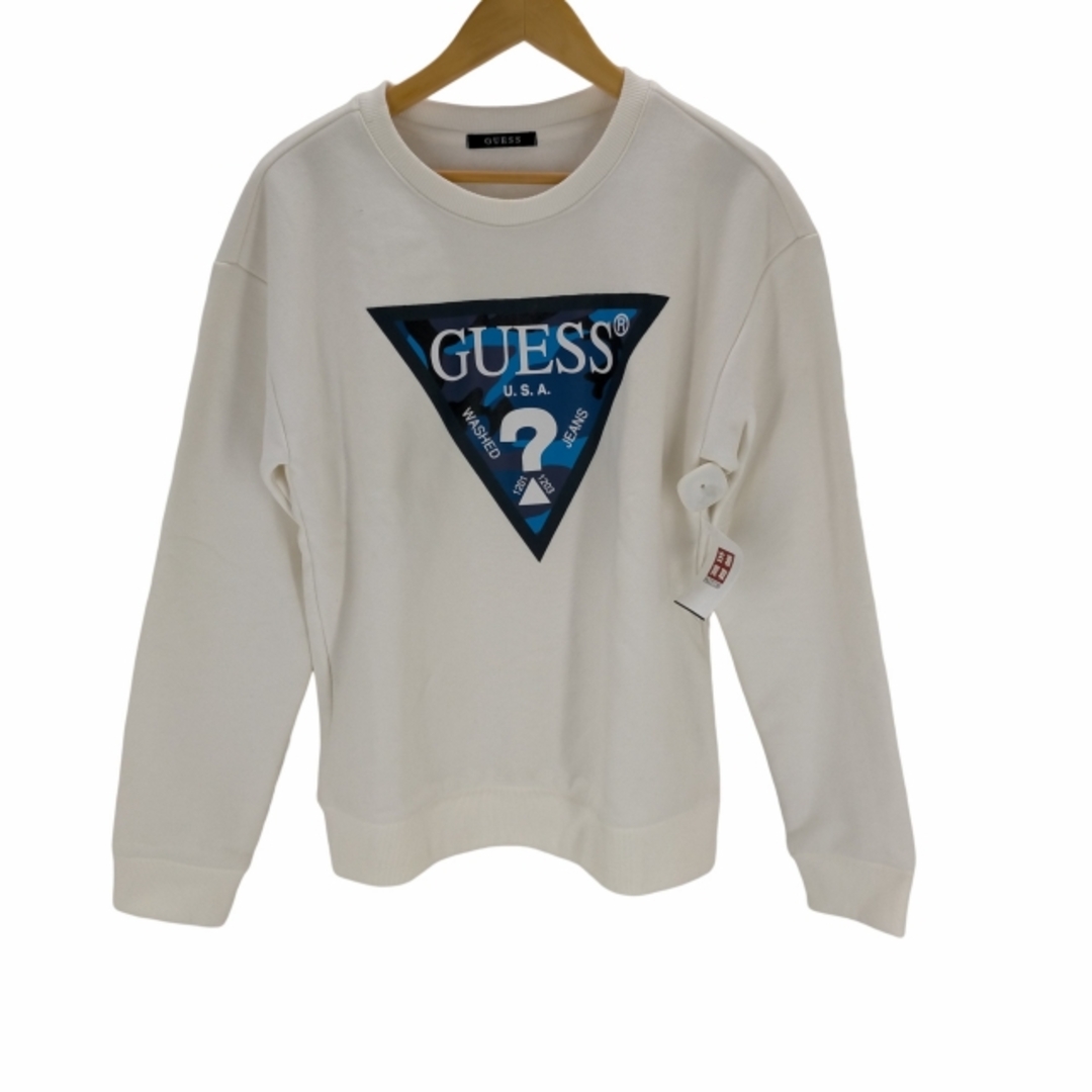 GUESS - GUESS(ゲス) ロゴプリントスウェット メンズ トップスの通販