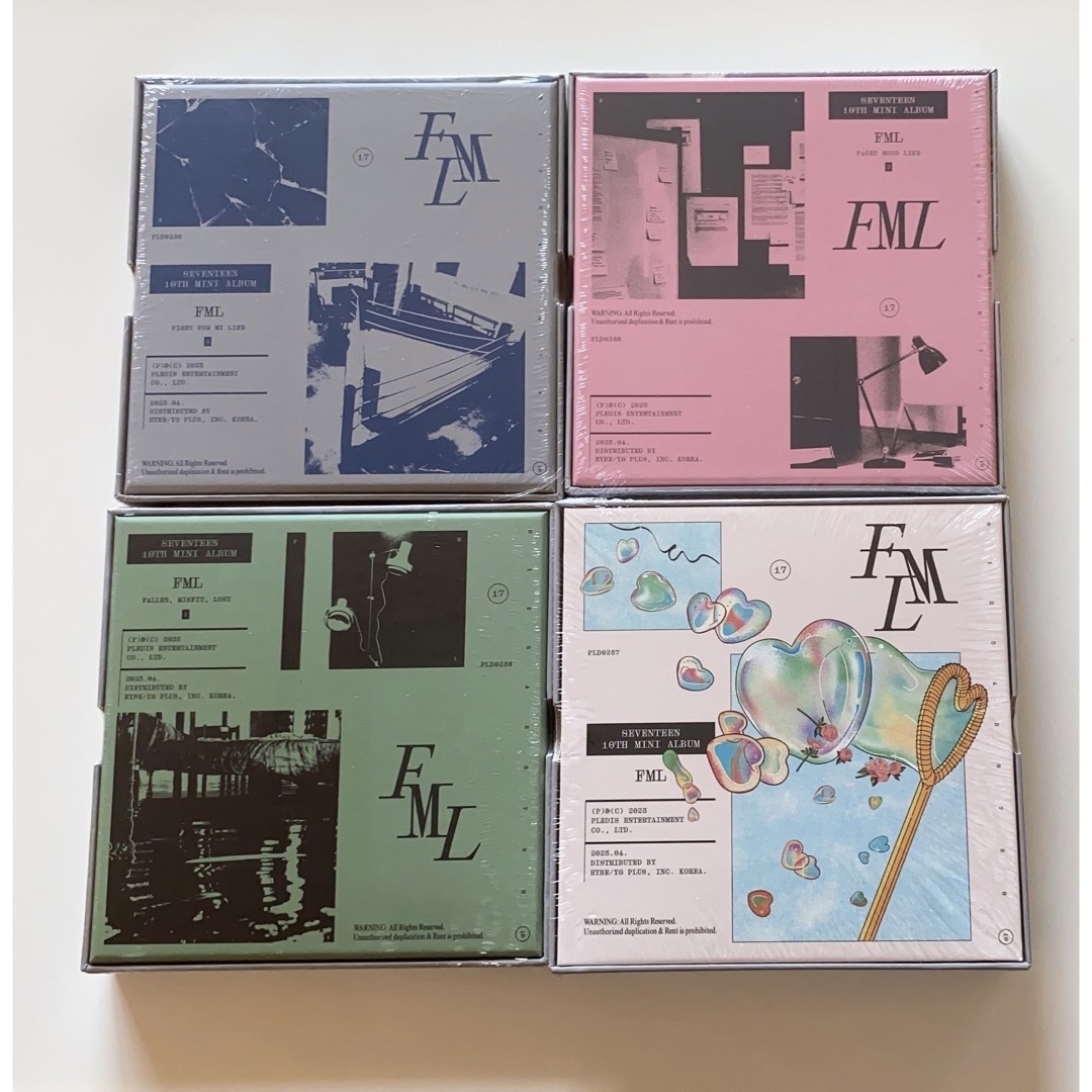 FML 4形態 セット 新品 未開封 SEVENTEEN アルバム HMV