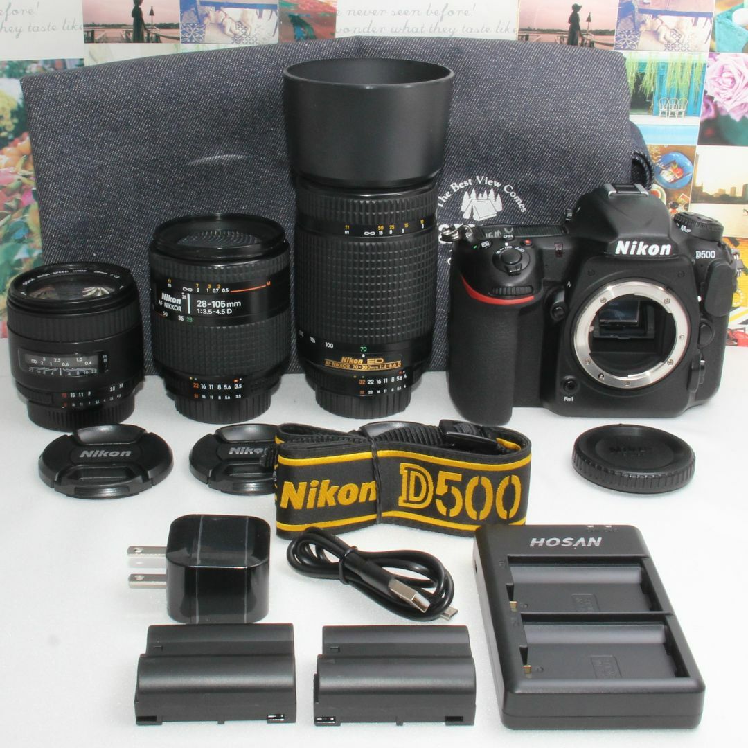 Nikon - ❤️予備バッテリー付き❤️ニコン D500 超望遠 トリプル ...