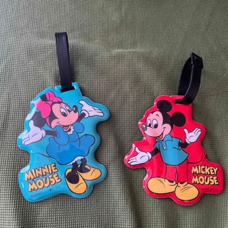 ディズニー(Disney)のミッキー&ミニー　ネームタグ(旅行用品)