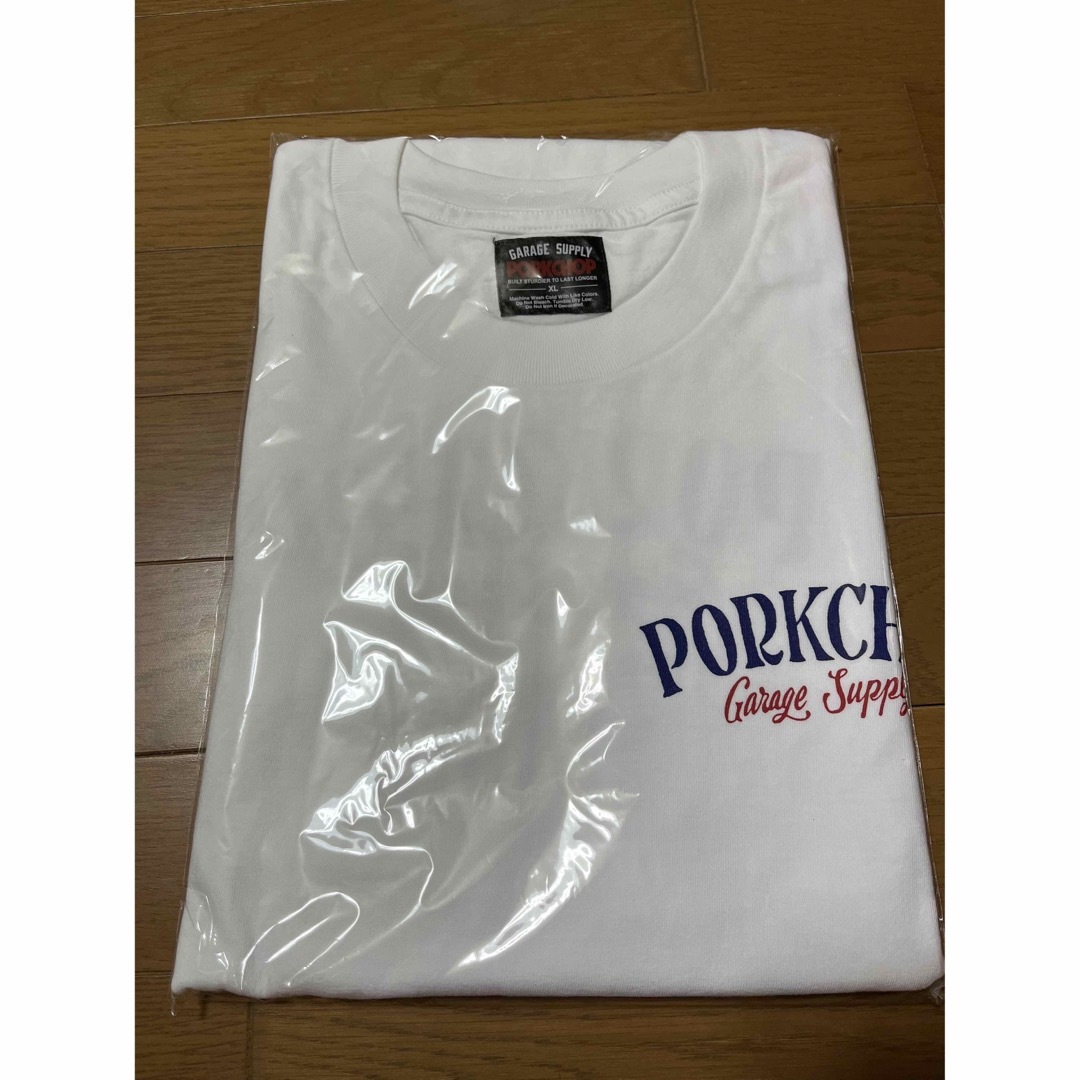 PORKCHOP ポークチョップ PORK BACK TEE ホワイトXLサイズ - Tシャツ