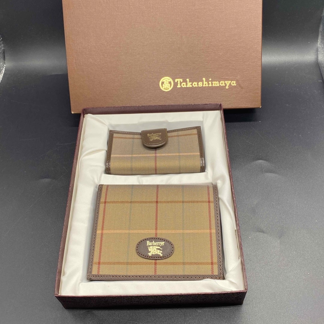 BURBERRY(バーバリー)のBURBERRYS バーバリー ギフトセットキーケース　二つ折り財布　no.63 メンズのファッション小物(折り財布)の商品写真