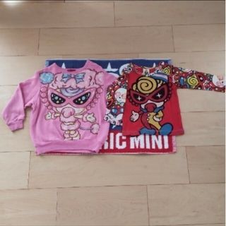 ヒステリックミニ(HYSTERIC MINI)の90、80セット(Tシャツ/カットソー)