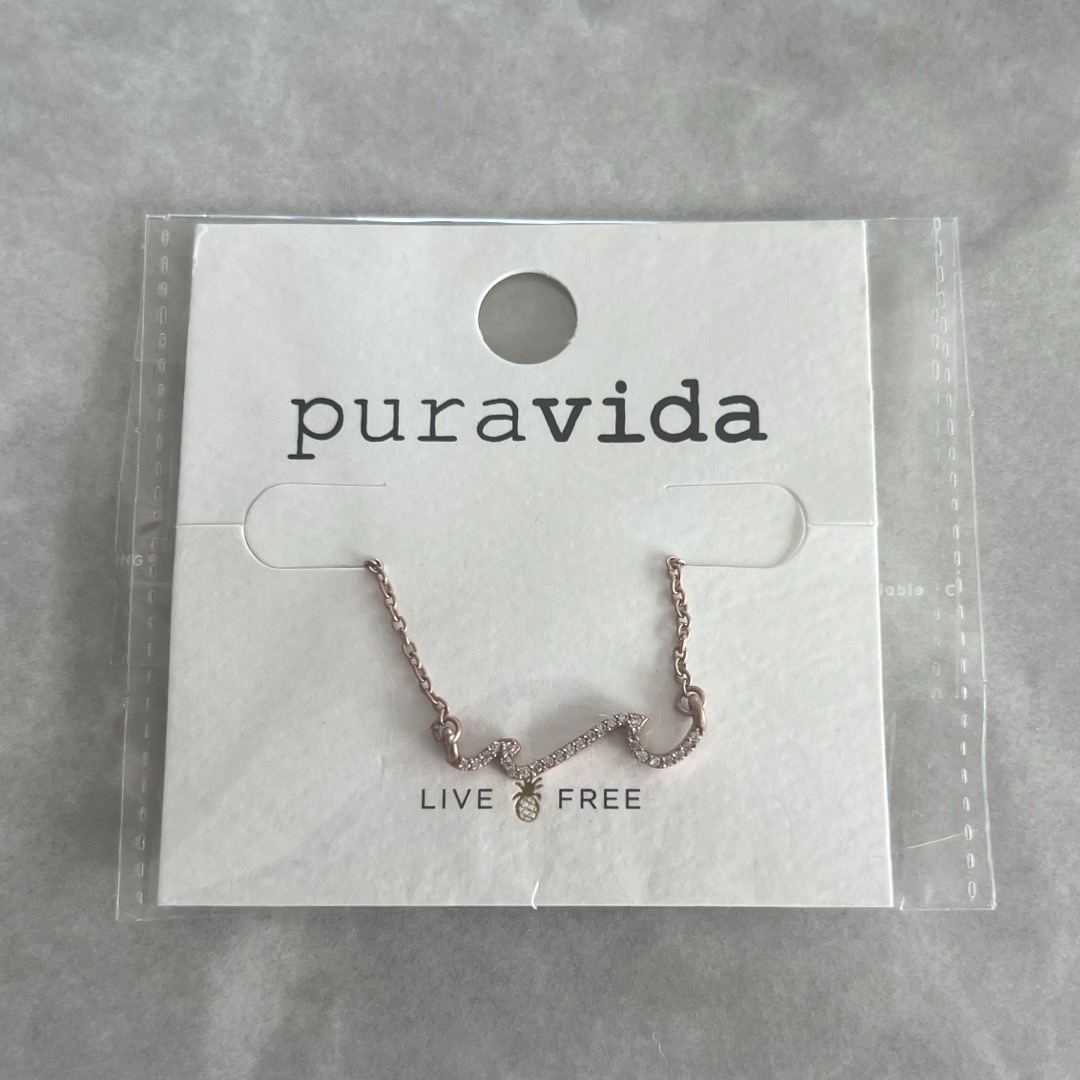 Pura Vida(プラヴィダ)の【新品】pura vida wave アンクレット　ゴールド レディースのアクセサリー(アンクレット)の商品写真