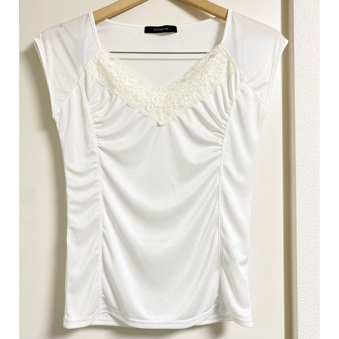 プレミアムバイビッキー PREMIUM BY VICKY レース カットソー - T プレミアムバイビッキー PREMIUM BY VICKY レース カットソー - T
