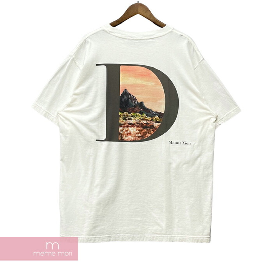 Dior×Jack Kerouac 2022AW Relaxed-Fit Tee 293J696D0753 ディオール×ジャック・ケルアック リラックスフィット Tシャツ 半袖カットソー ロゴ刺繍 プリント ホワイト サイズXXL【230724】【新古品】【me04】