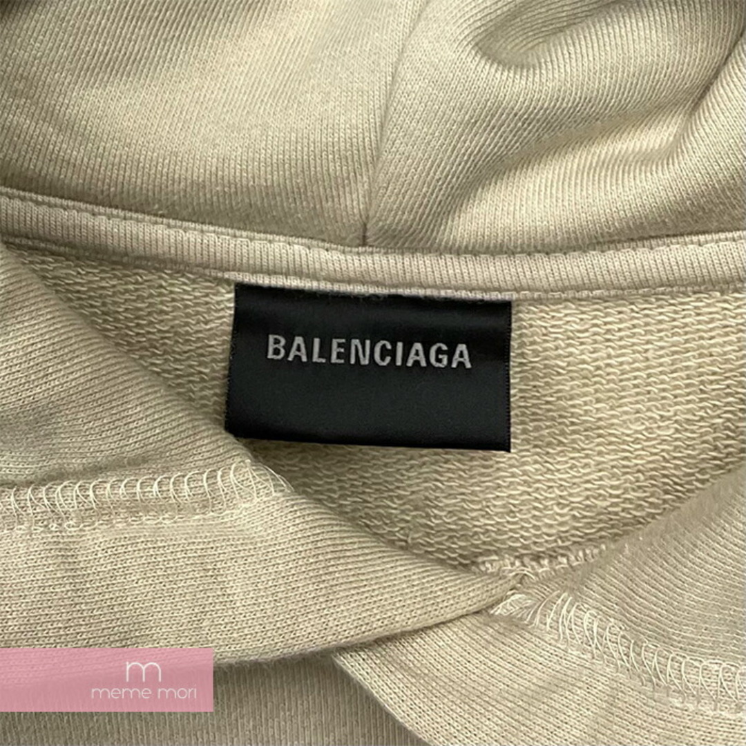 Balenciaga(バレンシアガ)のBALENCIAGA 2022AW BB Paris Icon Hoodie Medium fit 570811 TMVG6 バレンシアガ ミディアムフィットBBパリアイコンフーディ プルオーバーパーカー ロゴ刺繍 ベージュ サイズM【230724】【新古品】【me04】 メンズのトップス(パーカー)の商品写真