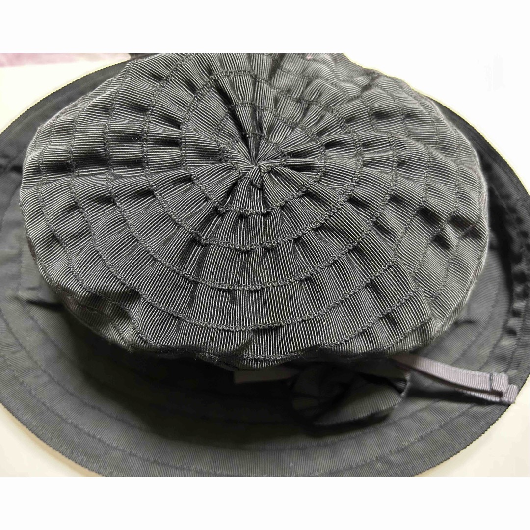 値下げ❗️ 新品、未使用❗️ UV CARE 帽子　黒 レディースの帽子(ハット)の商品写真