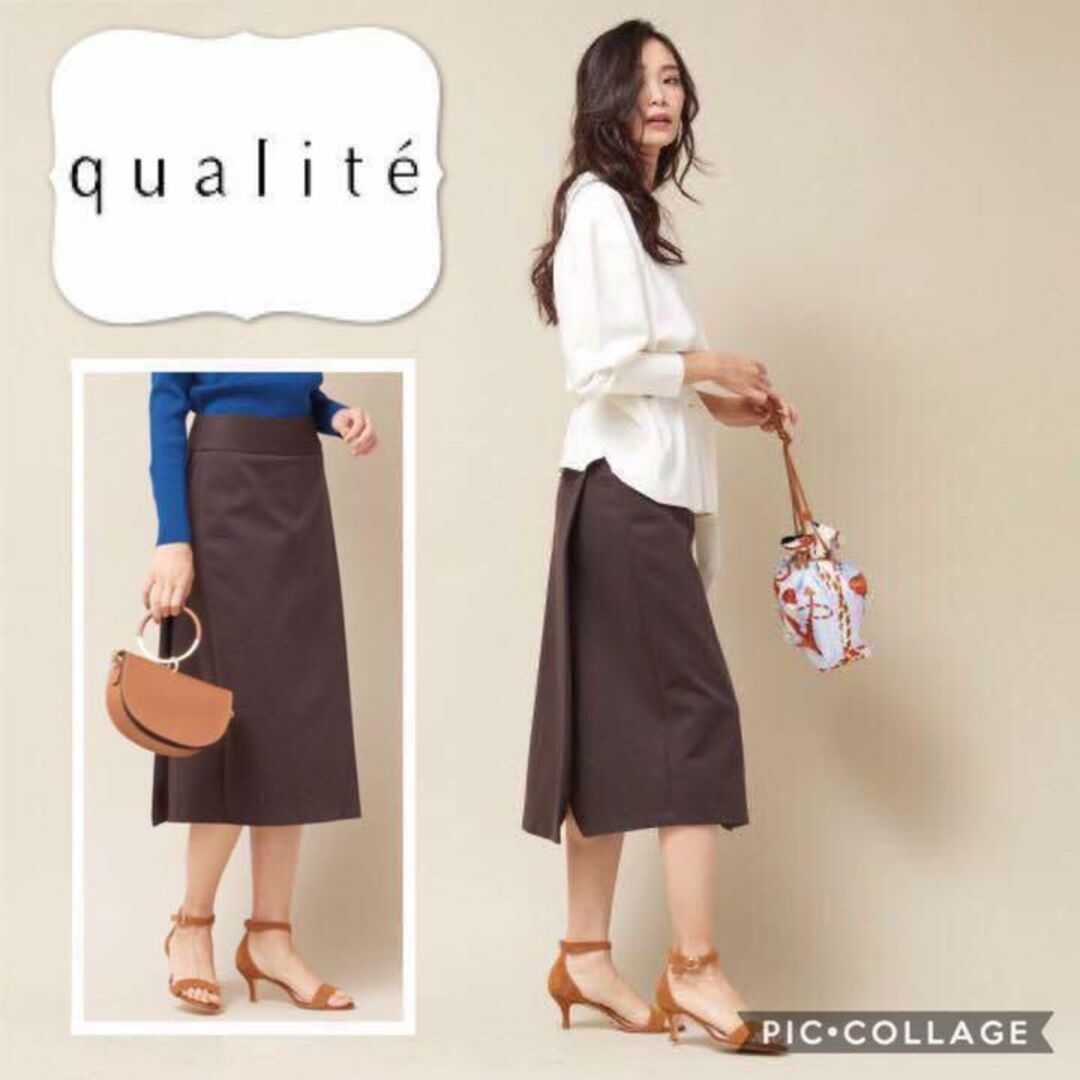 新品タグ付★quliteラップスカート風パンツ