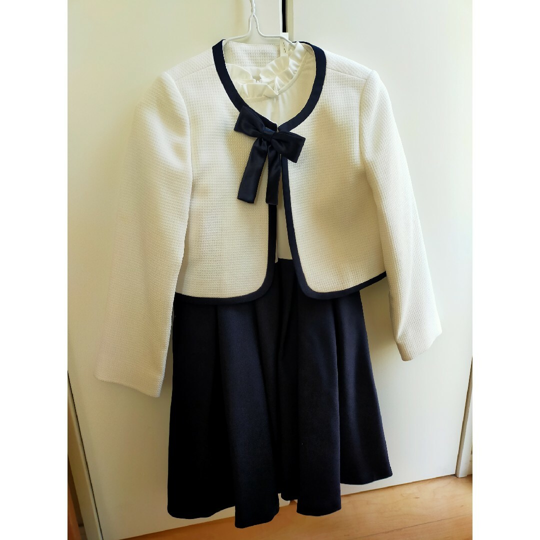 フォーマル ワンピース ボレロ チュールスカート 110-120 キッズ/ベビー/マタニティのキッズ服女の子用(90cm~)(ドレス/フォーマル)の商品写真