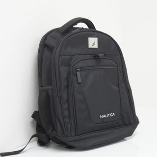 ノーティカ(NAUTICA)のNAUTICA ノーティカ バックパック USED美品 リュックサック ブラック 黒 KR X4733(バッグパック/リュック)