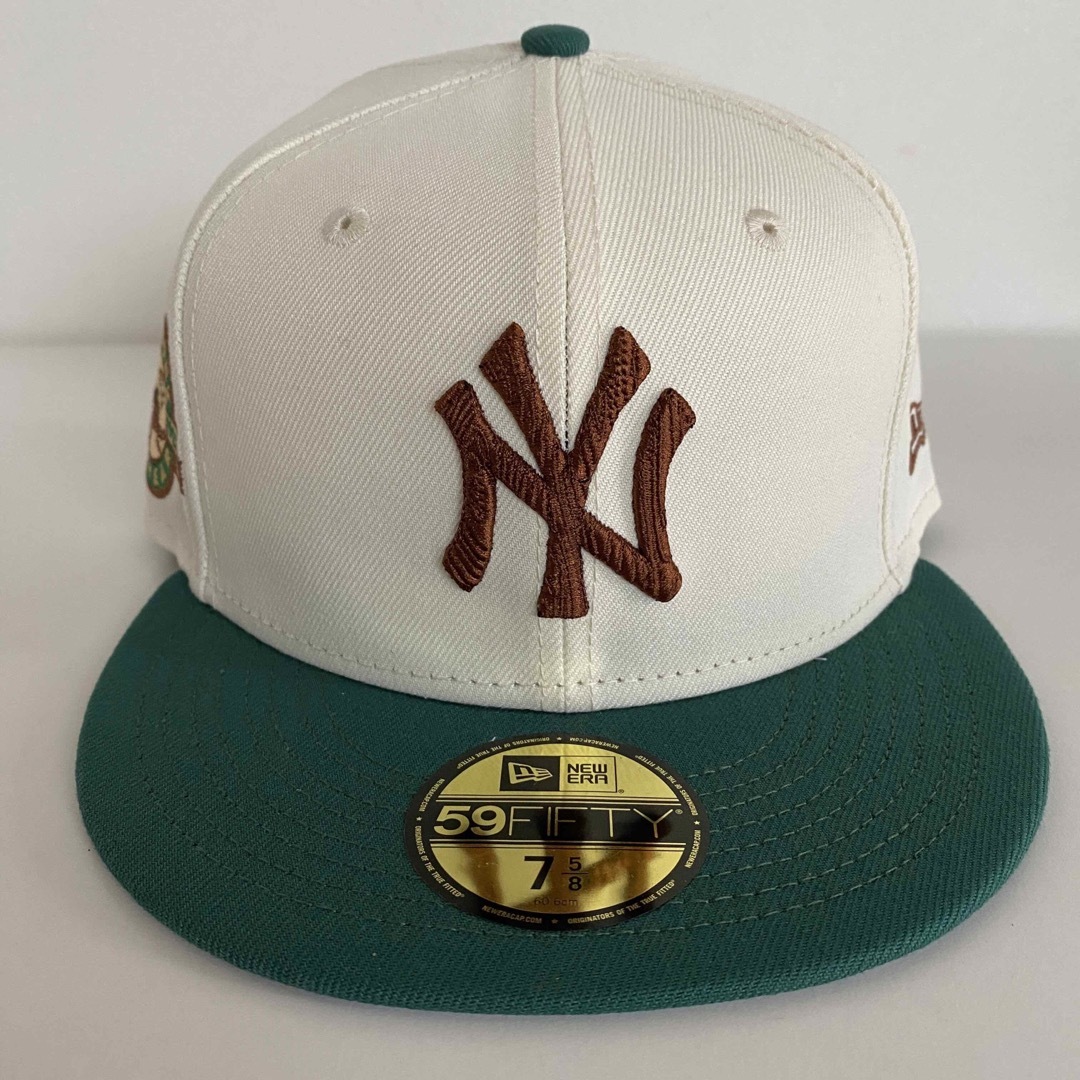 メンズツバ裏グレー New Era 5/8 Cap ヤンキース ニューエラ キャップ