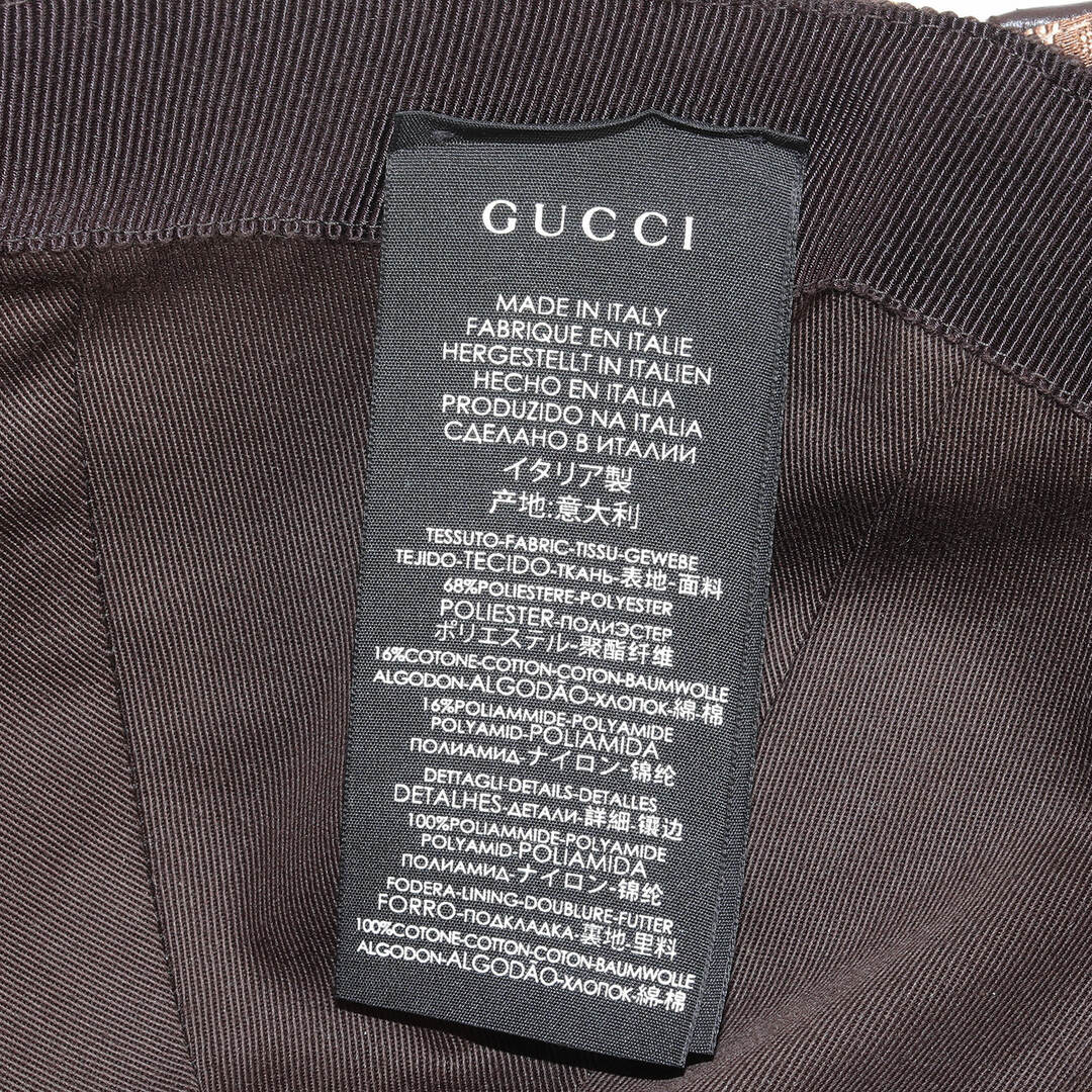 Gucci - GUCCI グッチ キャップ サイズ:L(59) オリジナル GG