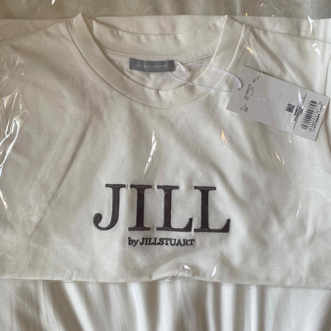 JILL BY JILLSTUART オーガニックコットン　シシュウロゴTシャツ 3