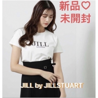 ジルバイジルスチュアート(JILL by JILLSTUART)のJILL BY JILLSTUART オーガニックコットン　シシュウロゴTシャツ(Tシャツ(半袖/袖なし))