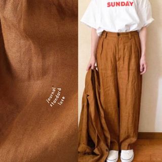 ジャーナルスタンダード(JOURNAL STANDARD)のjournal standard luxe  SUNDAY  リネンツイルパンツ(カジュアルパンツ)