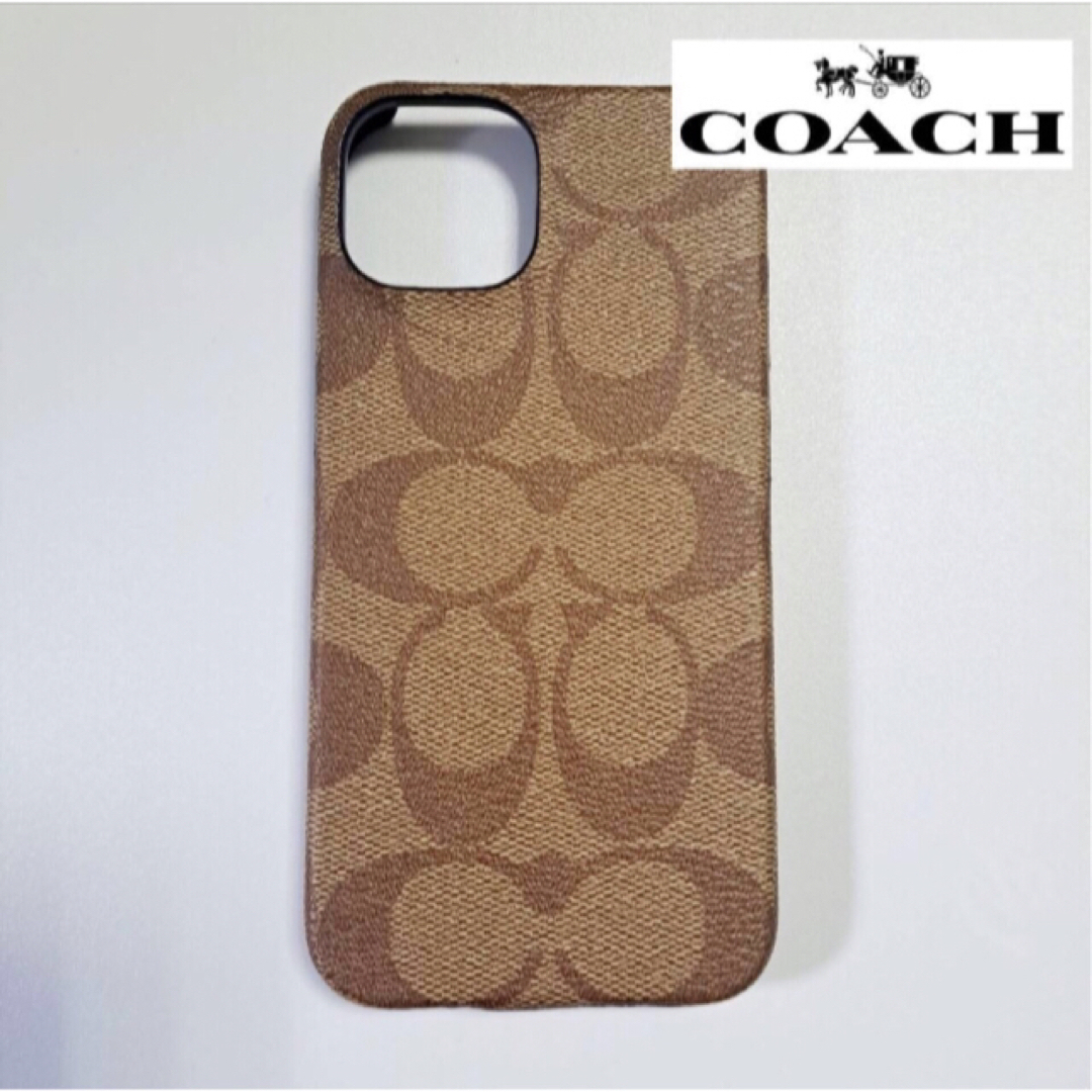 郵便局サイズ【未使用】coach コーチ iPhone13pro ケース 鑑定済 CO402