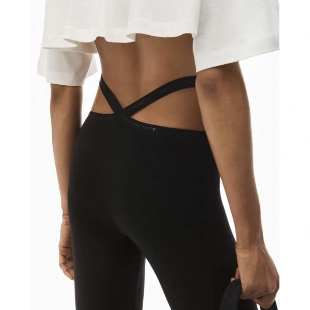 Alexander Wang - ビスコースニット クリスクロスロゴ レギンスの通販
