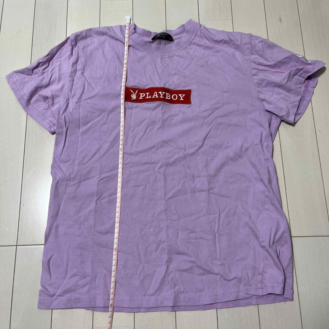 PLAYBOY(プレイボーイ)のPLAYBOY Tシャツ　Mサイズ レディースのトップス(Tシャツ(半袖/袖なし))の商品写真
