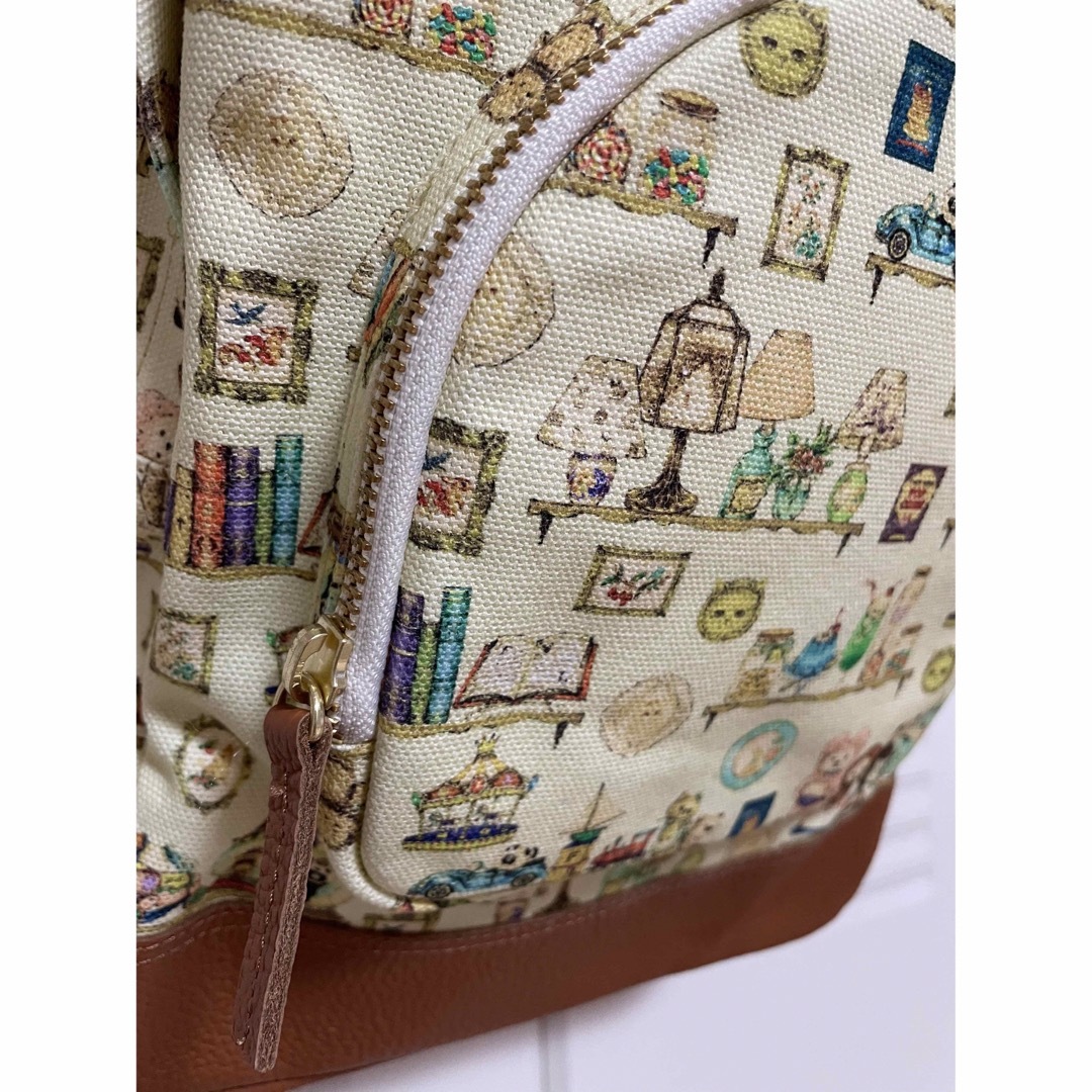 新品タグ付き‼️フランシュリッペ☆ホビールーム柄リュック 新品タグ付き‼️フランシュリッペ☆ホビールーム柄リュック