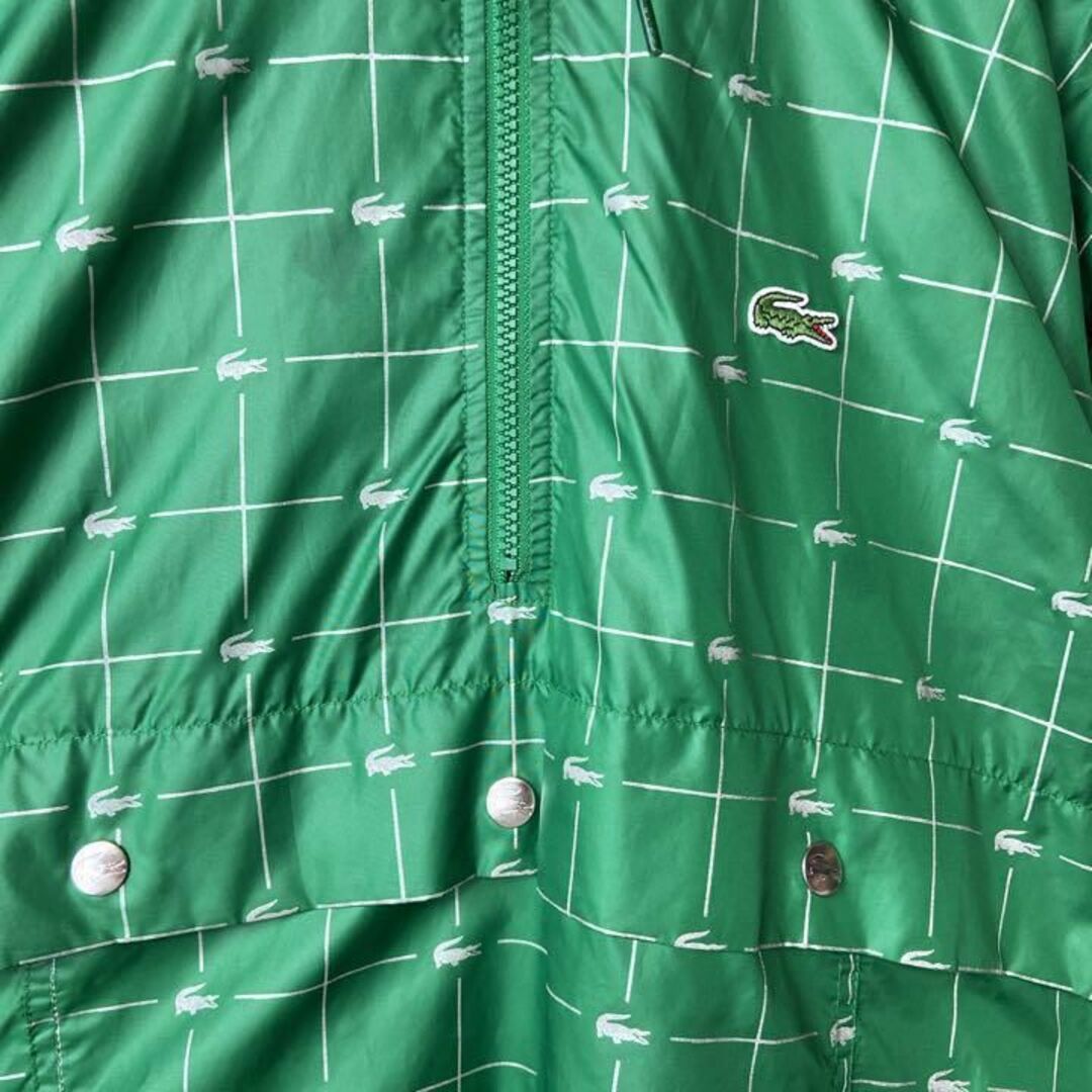 Supreme - 【人気コラボ】Supreme LACOSTE古着ナイロンジャケット緑 L