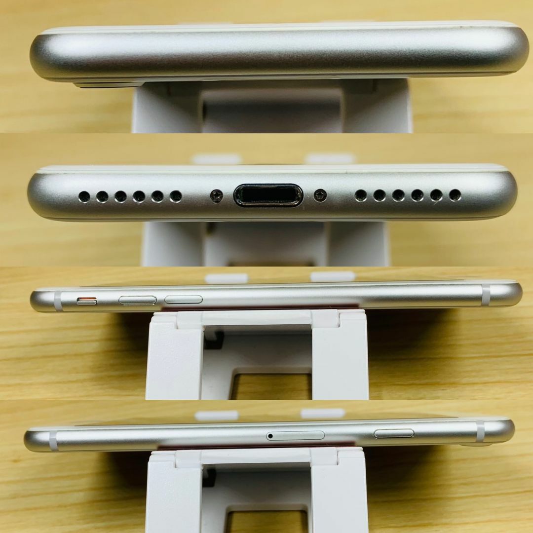 SIMフリー ﾊﾞｯﾃﾘｰ100％ iPhone8 64GB Silver M1