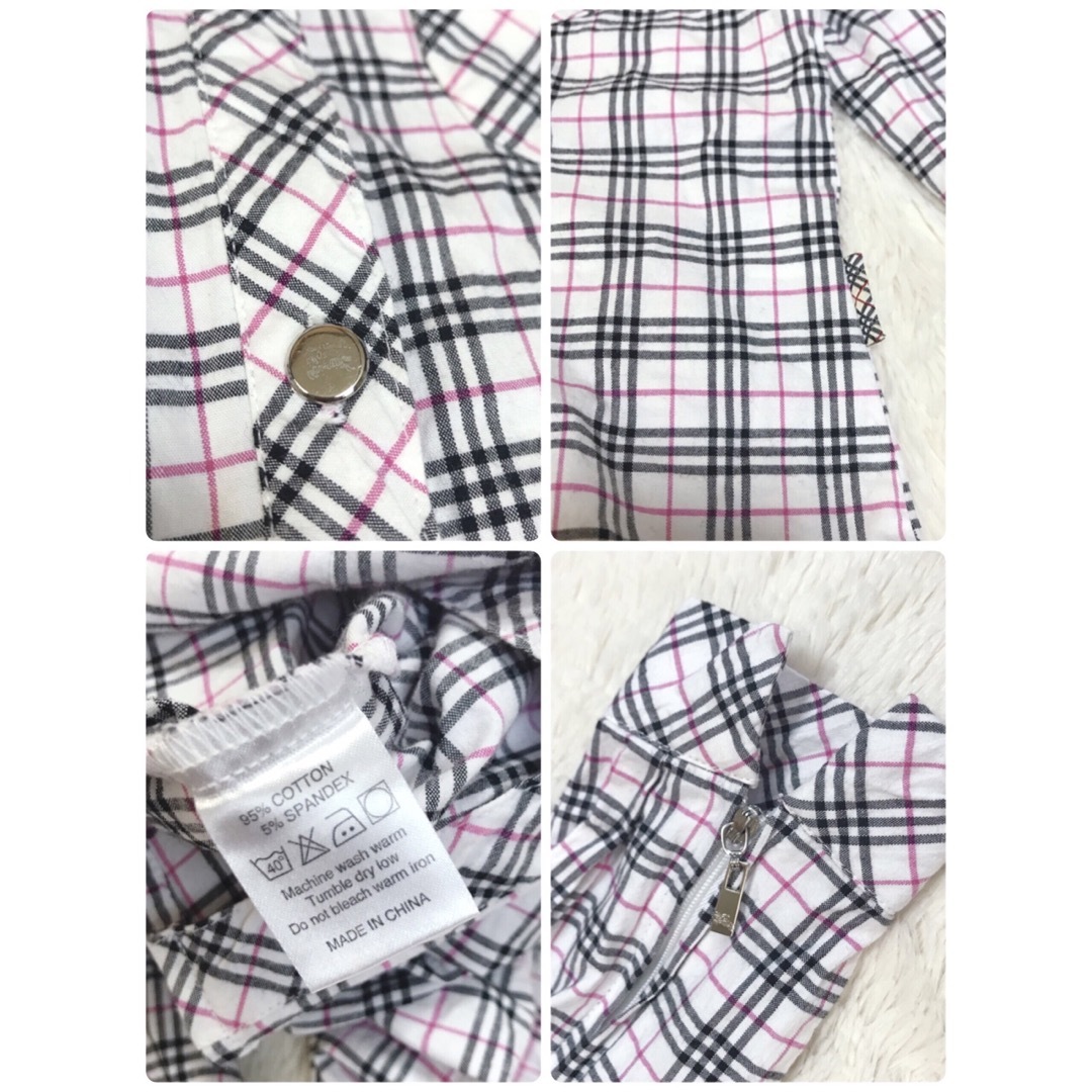 BURBERRY - 希少モデル BURBERRY ノバチェック シャツ 金具 ピンク