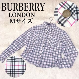 バーバリー(BURBERRY) シャツ/ブラウス(レディース/長袖)(ピンク/桃色