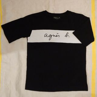 アニエスベー(agnes b.)のagnes b. ロゴTシャツ 140 10歳 アニエスベー Tシャツ(Tシャツ/カットソー)