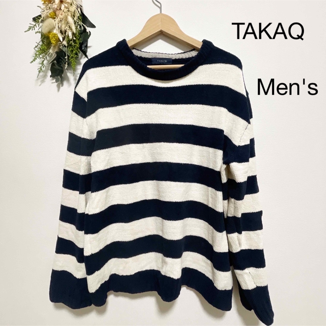 TAKA-Q TAKAQボーダーニットの通販 by Rico♡'s shop｜タカキューならラクマ