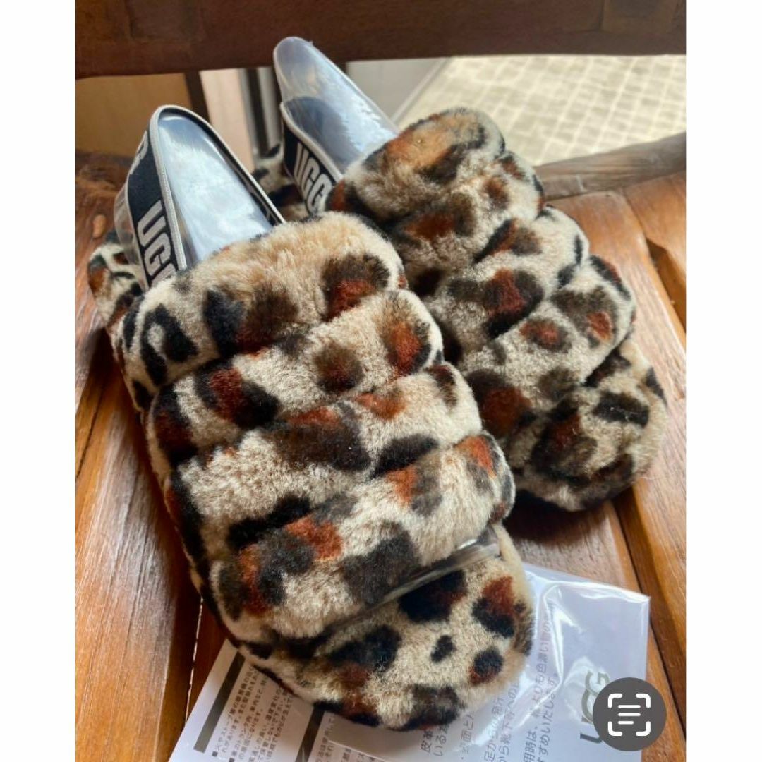 UGG(アグ)の完売しました。。。✨新品✨③23⇒～24✨UGG✨FLUFF YEAH✨レオパ柄 レディースの靴/シューズ(サンダル)の商品写真