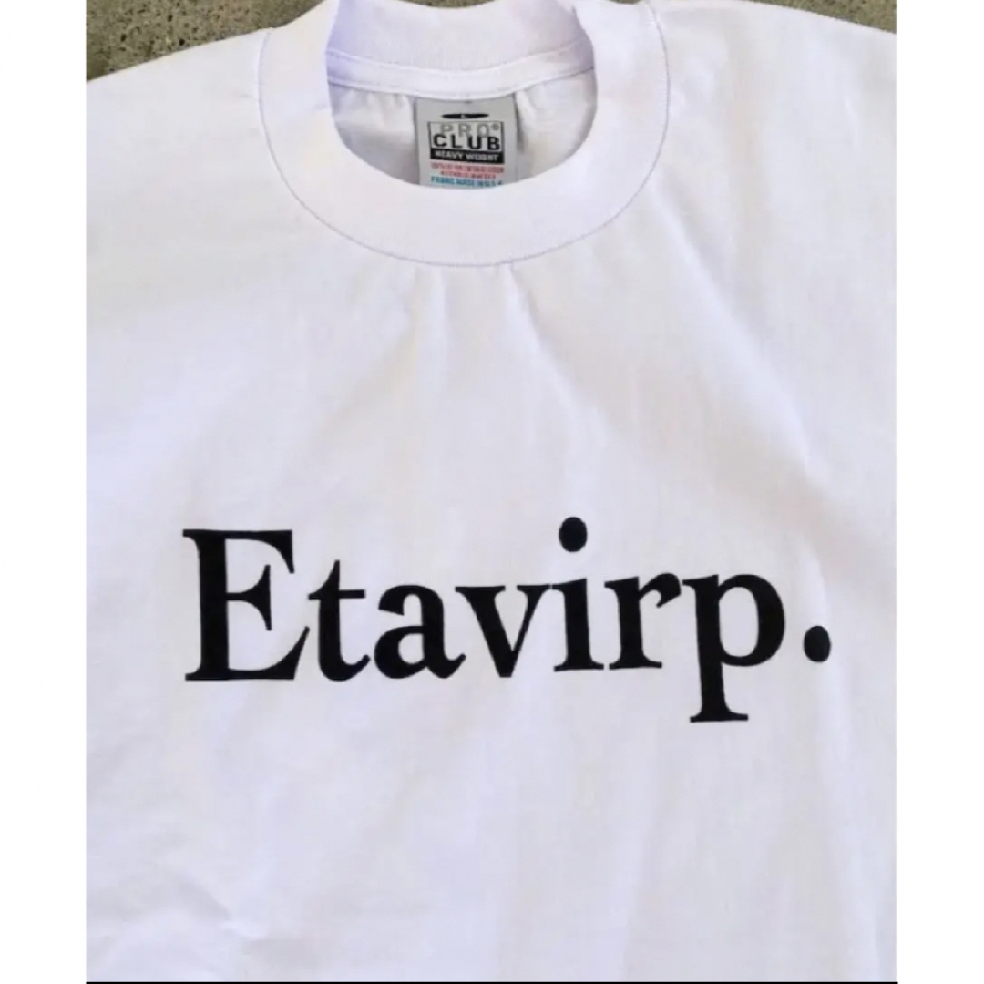 1LDK SELECT - Etavirp Logo T-Shirt. White × Blackの通販 by リー's