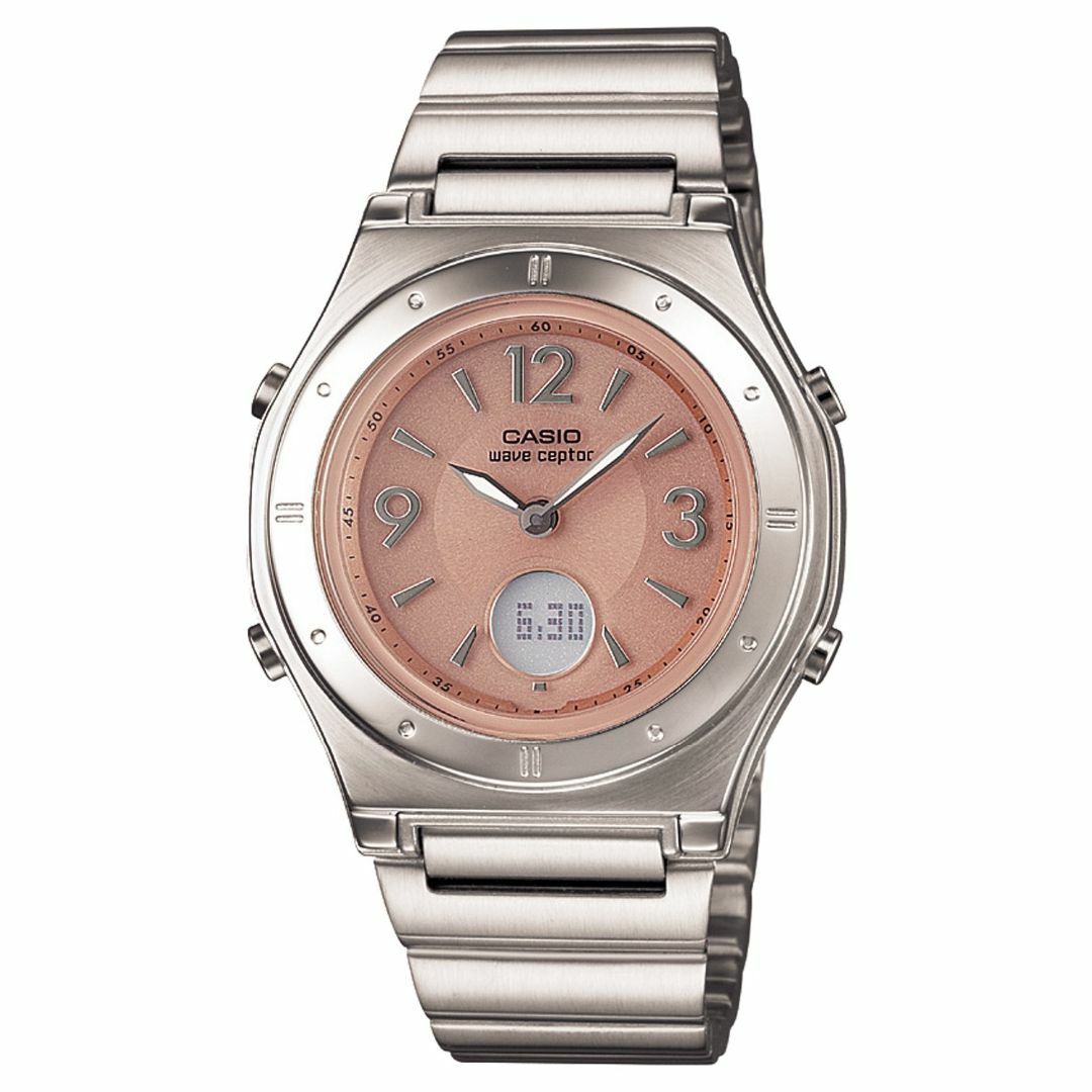【色: ピンク】[カシオ] 腕時計 ウェーブセプター【国内正規品】 電波ソーラー