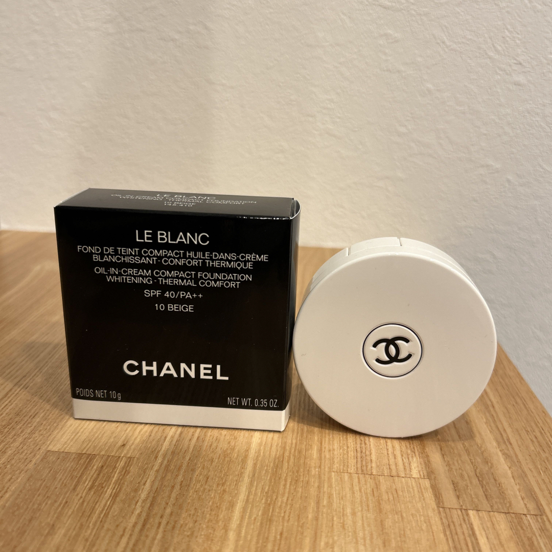 CHANEL - CHANEL シャネル ル ブラン コンパクト クレーム 10 ベージュ ...