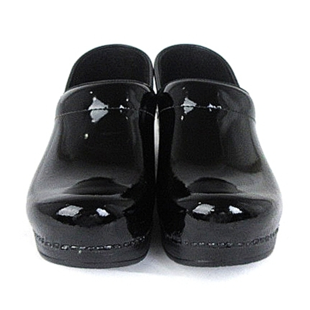 dansko(ダンスコ)のダンスコ コンフォートシューズ プラットフォーム ブーツ エナメル 黒 ■YGT レディースの靴/シューズ(ブーツ)の商品写真