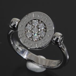 ブルガリ アレグラ オプティカル パヴェダイヤ オニキス リング 14号