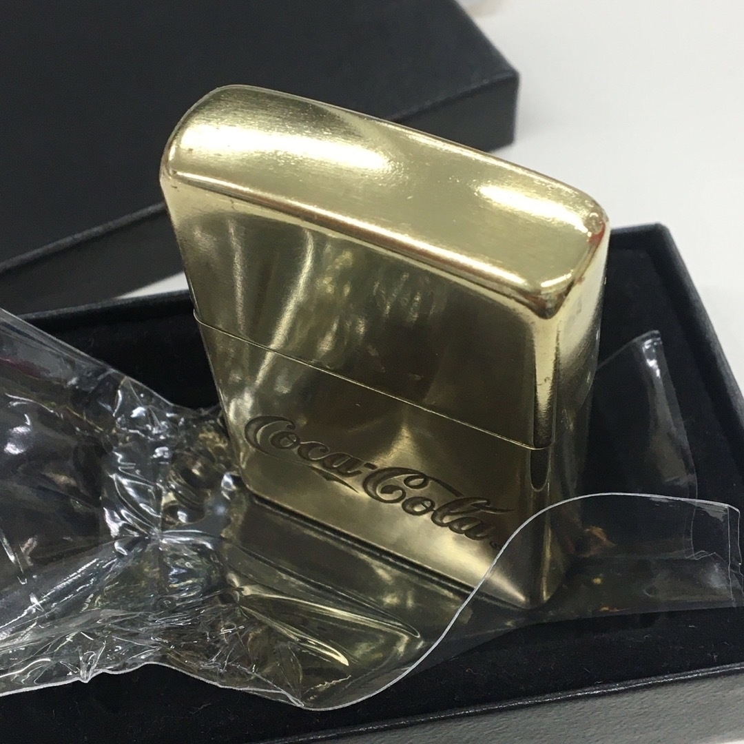 ZIPPO - ZIPPO 希少 真鍮ソリッドブラス COCA-COLA コカコーラの ZIPPO - ZIPPO 希少 真鍮ソリッドブラス COCA-COLA コカコーラの