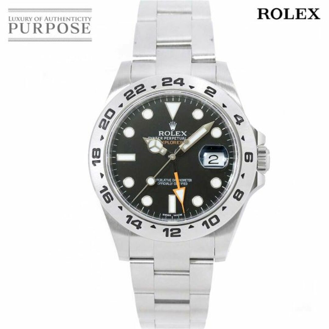 ロレックス ROLEX エクスプローラー2 216570 ランダム ルーレット メンズ 腕時計 デイト ブラック 文字盤 自動巻き Explorer II VLP 90187972