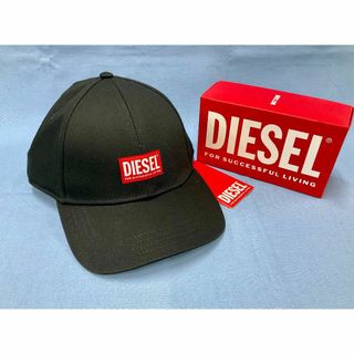 ディーゼル(DIESEL)のディーゼル　ロゴ キャップ 2223　ブラック　新品 タグ付　A09037(キャップ)