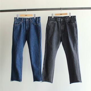 アンユーズド(UNUSED)のUNUSED 12oz DENIM CUT OFF PANTS(デニム/ジーンズ)