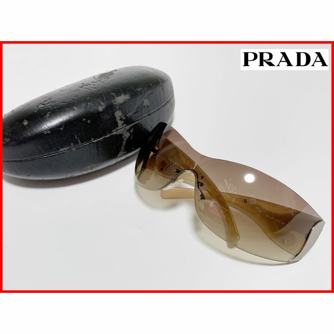 PRADA プラダ サングラス ケース付 レディース メンズ D7