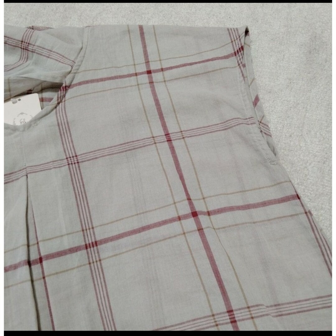 SM2(サマンサモスモス)のSamansaMos2 サマンサモスモス　チュニック羽織り付きブラウス レディースのトップス(シャツ/ブラウス(半袖/袖なし))の商品写真