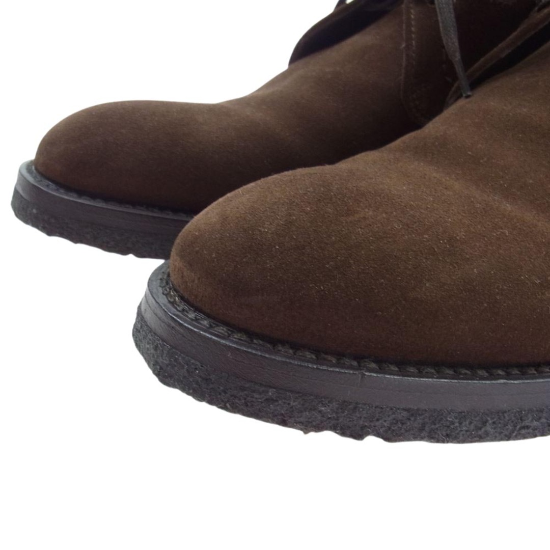 デュカルス  DOUCALS ブーツ スエード チャッカーブーツ ブラウン系 40.5【美品】【中古】 メンズの靴/シューズ(ブーツ)の商品写真