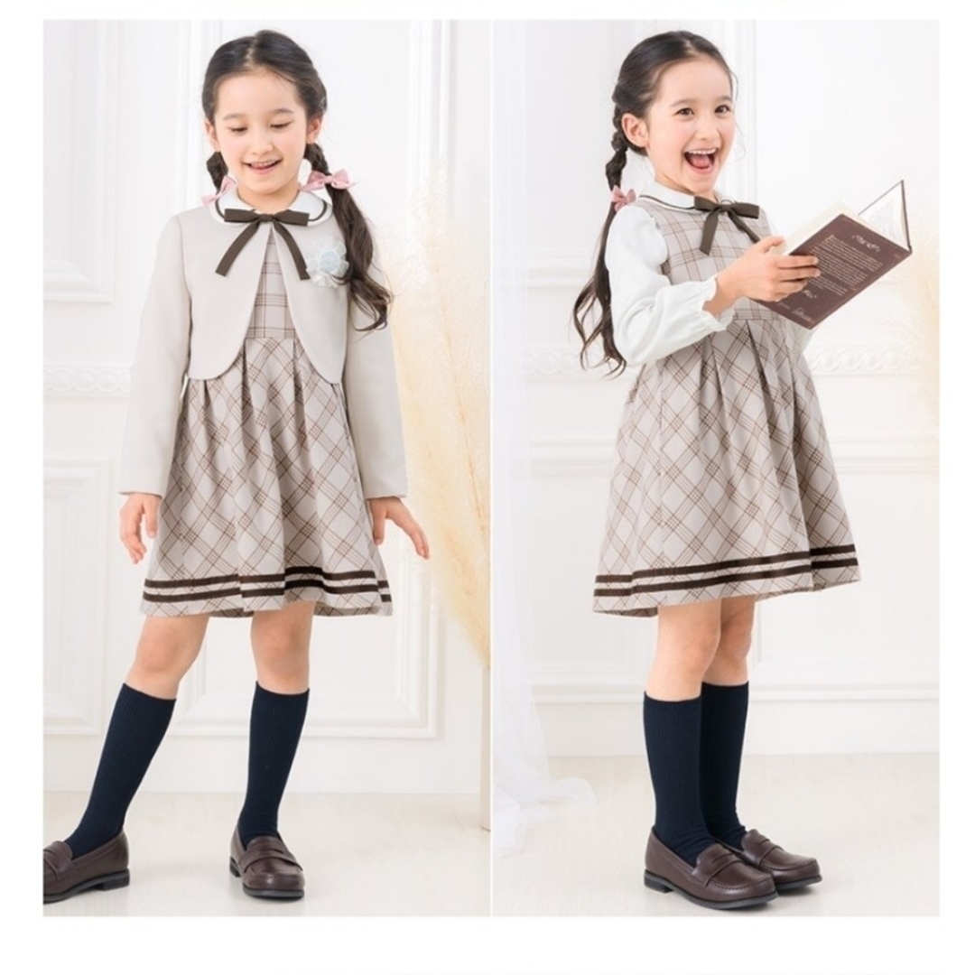 HIROMICHI NAKANO(ヒロミチナカノ)のセレモニーワンピース　キッズ キッズ/ベビー/マタニティのキッズ服女の子用(90cm~)(ワンピース)の商品写真